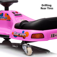 Load image into Gallery viewer, 24V Electric Drifting Go Kart for Kids, Outdoor Ride On Toy, High/Low Speed Switch, Electric Go-Kart for Ages 3+ (Pink)
