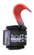 Load image into Gallery viewer, Weight Lifting Metal Hooks Heavy Duty  (RED, Women-Wrist Size Small/Medium)
