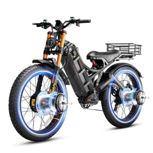 Load image into Gallery viewer, (2025 Upgraded) Romeo Pro Ⅱ 4000W Electric Bike for Adults,46MPH 52V 70AH Battery 200Miles Long Range Dual Motor Adult
