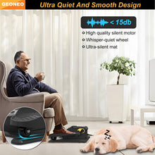 Load image into Gallery viewer, Under Desk Elliptical Machine, Electric Elliptical Exerciser for Senior, Quiet &amp; Small Electric Seated Pedal Exerciser for Home with Monitor, Remote Control &amp; 12 Adjustable Speeds (Black)
