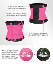Load image into Gallery viewer, FeelinGirl Waist Trainer Belt for Women - Raspberry Pink XS
