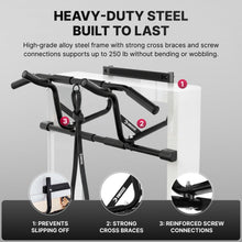 Load image into Gallery viewer, DMoose Pull Up Bar for Doorway (Black)
