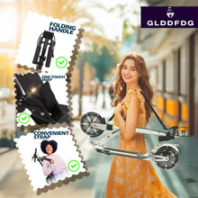Load image into Gallery viewer, Commuter Adult Scooter 300 lbs Capacity, Big Wheels Scooters, Bearing ABEC 9, 15 lbs (Black)
