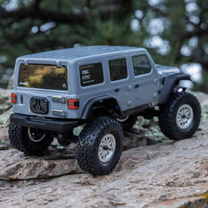 RC Truck SCX24 2019 Jeep Wrangler JLU CRC, Gray: 1/24 4WD RTR (Battery and Charger Included), AXI00002V3T3