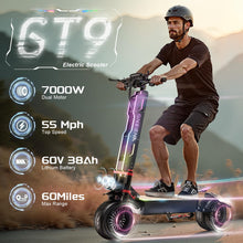 Load image into Gallery viewer, Electric Scooter, 7000W Dual Motor, Up to 55 MPH Max Speed and 60V 38Ah Battery,12&quot; High-Speed Tires Commuting E Scooter
