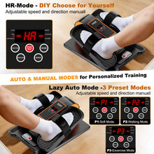Load image into Gallery viewer, Under Desk Elliptical Machine,Electric Leg Exerciser as Seen on Tv for Seniors Adults,Portable Quiet Elliptical Exercise Machine While Sitting with 12 Adjustable Speed Auto&amp;HR Mode for Home Office
