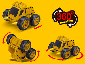 Stunt Dumper, Tumbling RC Bigfoot Dump Truck, 2.4Ghz Radio Control Construction Vehicle, Off-Road Cute Toy Car