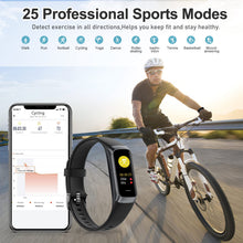 Load image into Gallery viewer, Zeacool Fitness Tracker with 24/7 Heart Rate, Blood Oxygen Blood Pressure Sleep Monitor
