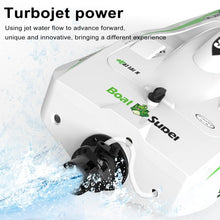 Load image into Gallery viewer, Remote Control Boat 2.4GHz High Speed 30km/h Brushless Turbojet Speedboat Remote Control Ship Cooling Waterproof
