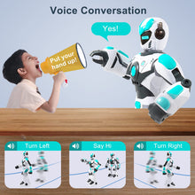 Load image into Gallery viewer, RC Robot Toy for Kids Remote Control Robot Toy, Smart Gesture Sensing Rechargeable &amp; Programmable Robot Walking Dancing
