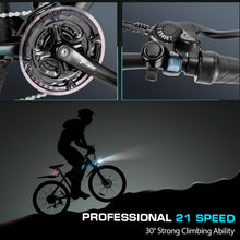 Load image into Gallery viewer, Electric Bike, 27.5&quot; Electric Bike for Adults, Peak 750W Ebike 22MPH Electric Mountain Bike with 48V 499.2WH Battery
