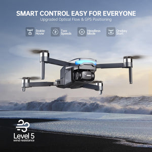 GPS Drone with Camera 4K, Under 249g, 45 Mins Flight, Brushless Motor, Light, Auto Follow, Tap Fly & Circle Fly, One Key Start