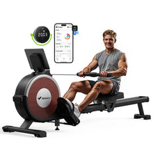Load image into Gallery viewer, Rowing Machine, MERACH Bluetooth Magnetic Rower Machine (Electric-Adjust (Plug-in))
