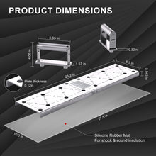 Load image into Gallery viewer, Mochantum Push Up Bar - Heavy-Duty Stainless Steel Pushup Stands with Non-Slip Base, 501LB Capacity, Portable Home Gym Equipment for Strength Training &amp; Floor Workouts,White

