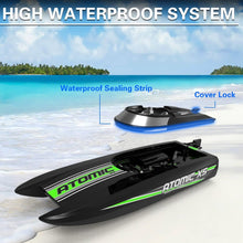 Load image into Gallery viewer, Remote Control Boats for Pools and Lakes 20+MPH High Speed RC Boat for Kids or Adults Toy Boat Gifts with 2 Batteries &amp; Reverse Function

