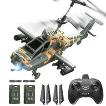 Load image into Gallery viewer, RC Helicopter for Adults &amp; Kids, 2.4GHz Military Remote Control Helicopter, 2 Batteries, 26 Mins Flight, LED Lights, Altitude Hold
