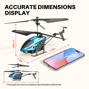 Remote Control Helicopter, RC Plane with 40 Mins Flight Time(2 Batteries), Auto Obstacle Avoidance and Altitude Hold, Birthday Gifts