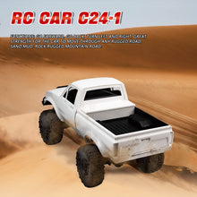 Load image into Gallery viewer, 1/16 RC Rock Crawler Truck 4x4 with 3 Upgraded 1200mah Battery 2.4GHz 4WD Remote Control Off-Road Pick-up Truck RTR for Men (White)
