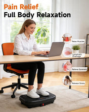 Load image into Gallery viewer, WATEYA Vibration Plate Exercise Machine, Vibrating Platform for Lymphatic Drainage with 200 Adjustable Speeds, Power Vibration Plate for Weight Loss &amp; Fitness, Supports Max Weight 450 Lbs (Black)
