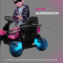 Load image into Gallery viewer, 24V Ride on Car for Big Kids, Battery Powered Electric UTV, 3.7MPH Toddler Electric Go Kart, Aged 3-8 Years Old, Pink
