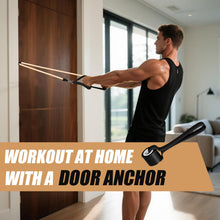 Load image into Gallery viewer, WHATAFIT Resistance Bands, Exercise Bands，Resistance Bands for Working Out, Work Out Bands with Handles for Men and Women Fitness, Strength Training Home Gym Equipment Gradient Coffee
