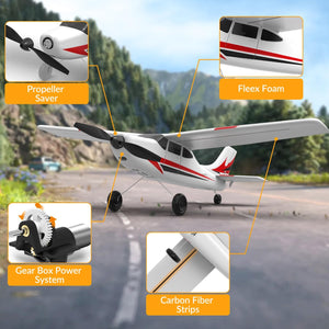 RC Plane for Beginners, 3CH Airplane 2.4Ghz Remote Control Plane for Adults
