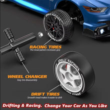 Load image into Gallery viewer, 1:24 Scale RC Drift Car 4WD 2.4GHz 30KM/H High Speed Racing Sport Toy Car with LED Lights, Racing and Drift Wheels
