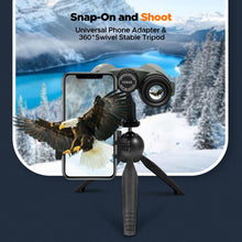 Load image into Gallery viewer, Adorrgon 15x45 High Powered Binoculars for Adults, Phone Adapter and Tripod
