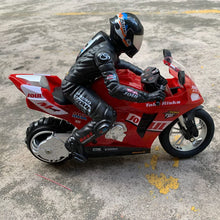 Load image into Gallery viewer, 2.4G Remote Control Motorcycle RC Stunt Vehicle Electronic Dift Racing Cars 1:16 Scale with Self-Balancing
