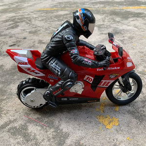 2.4G Remote Control Motorcycle RC Stunt Vehicle Electronic Dift Racing Cars 1:16 Scale with Self-Balancing