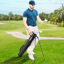 Load image into Gallery viewer, Findway Golf Stand Bag, Small Golf Bag for The Driving Range, Par 3 and Executive Courses, Lightweight Golf Club Carry Bag with Ball Holder and Pockets for Men Women
