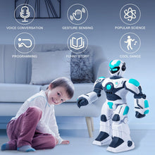 Load image into Gallery viewer, RC Robot Toy for Kids Remote Control Robot Toy, Smart Gesture Sensing Rechargeable &amp; Programmable Robot Walking Dancing
