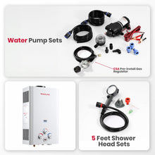 Load image into Gallery viewer, GASLAND Portable Tankless Water Heater with Water Pump | 2.64GPM 10L
