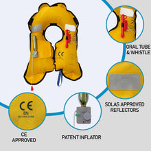 Load image into Gallery viewer, VOGUCCLO | Manual Inflatable Life Jacket for Adults| Supports up to 330 lbs
