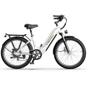 Cybervelo 1000 Peak Electric Bike for Adults,up 80 Miles Removable Battery Ebike, 26" Electric E Bike with 7-Speed,Adult Electric Bicycles