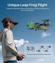 Load image into Gallery viewer, Military RC Helicopter, 4 Channel Remote Control Helicopter with High &amp; Low Speed, Multiple Stunt Flying, Altitude Hold, Army Model
