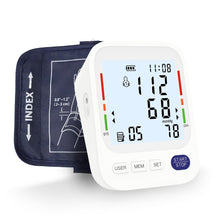 Load image into Gallery viewer, P PANACARE Upper Arm Blood Pressure Monitor – Large LCD Display BP Machine, 2-User 240 Memory, Irregular Heartbeat Detection, Wide Cuff 8.7"-20.5", Type-C Power
