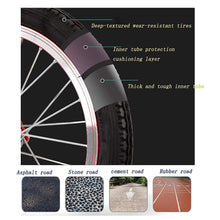Load image into Gallery viewer, Adult Small Shopping Leisure Bicycle, Trike Bike for Adults with Removable Baskets, Cruiser Bike for Seniors Women Men
