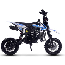 Load image into Gallery viewer, MotoTec Hooligan 72cc 4-Stroke Gas Dirt Bike Blue
