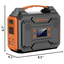 Load image into Gallery viewer, Portable Solar Generator 300W Portable Power Station with 60W Solar Panel
