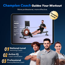 Load image into Gallery viewer, MERACH Rowing Machine Manual-Adjust (HD Screen)

