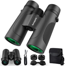 Load image into Gallery viewer, Aurosports 12x42 HD Binoculars for Adults, BAK4 Prism IPX7 Waterproof
