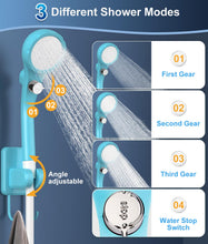 Load image into Gallery viewer, WADEO Portable Shower Camping Shower Outdoor Camp Shower Pump, Electric Rechargeable Portable Camping Shower, Powered by Rechargeable Battery for Camping, Hiking, Traveling
