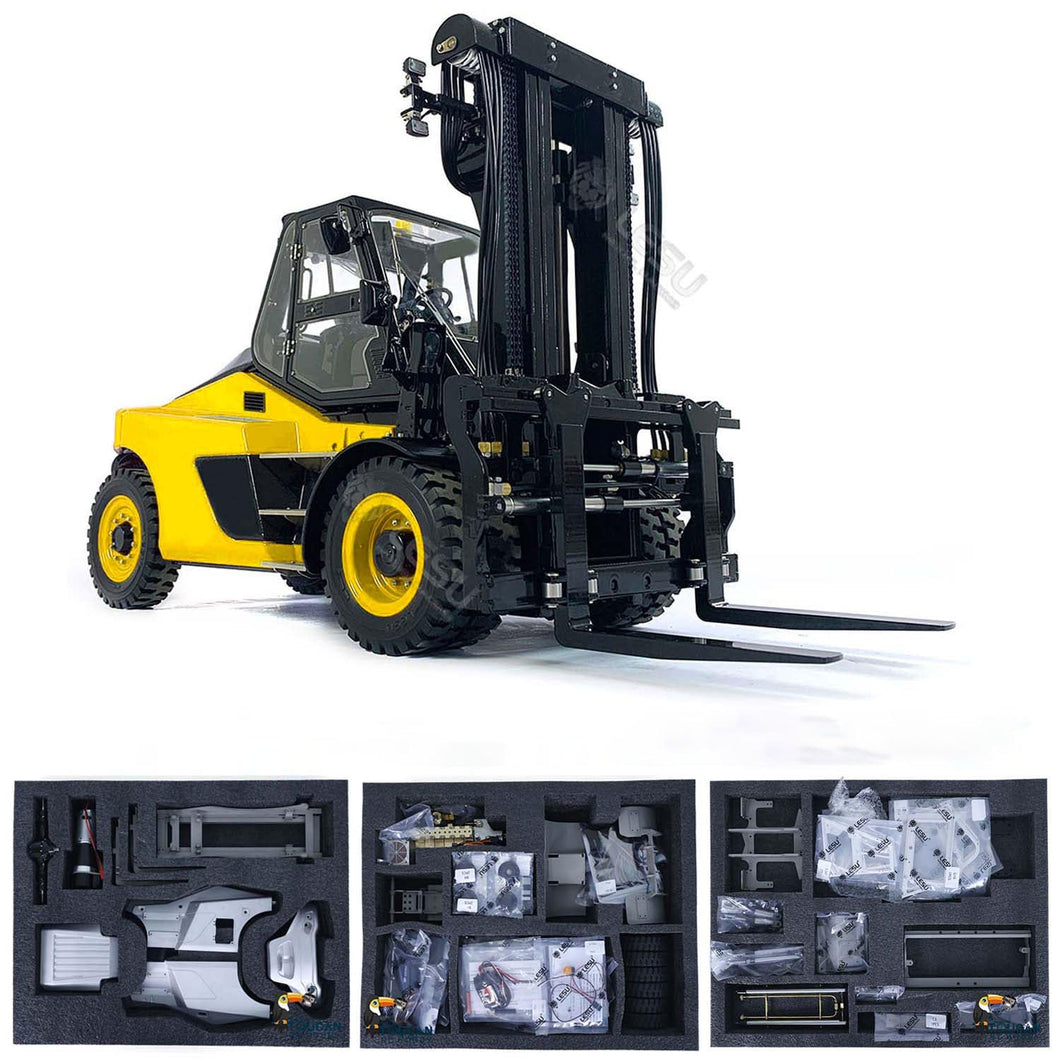 1/14 Heavy RC Hydraulic Forklift KIT for LDH160 Radio Control Truck Construction Vehicle Hobby Grade Model Sound Light System