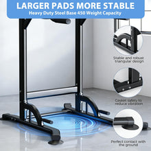 Load image into Gallery viewer, ZENOVA Pull Up Bar, Multi-Function Power Tower Dip Bar Stand Station - Black
