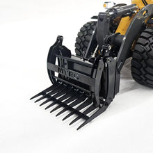 Load image into Gallery viewer, Metal Root Rake Grapple Attachment for 1/14 MTM RC Hydraulic Loader WA480 E260L Construction Vehicle Model Parts Hobby Grade Model
