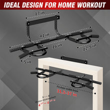 Load image into Gallery viewer, Pull Up Bar for Doorway - Multi-Grip Chin Up Bar

