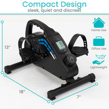 Load image into Gallery viewer, Vive Under Desk Exercise Bike - Black
