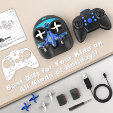 Load image into Gallery viewer, Mini Drone for Adults, Drones &amp; Cars 2 in 1 Toy with One Key Take Off-Landing, Altitude Hold, Headless Mode, 360° flip, Car Mode, 2 Batteries,
