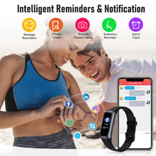 Load image into Gallery viewer, Zeacool Fitness Tracker with 24/7 Heart Rate, Blood Oxygen Blood Pressure Sleep Monitor
